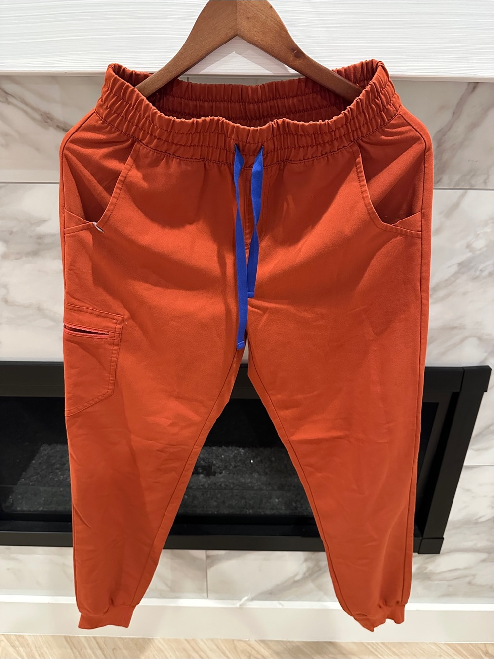 FIGS Women’s Casual Elastic Waist Jogger Pants - Orange